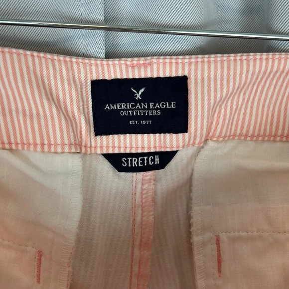 American Eagle Striped MIDI Shorts Size 2 - Picture 3 of 5